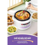 Nồi cơm áp suất 5L Masuto MSPC05 - 10 chức năng nấu, chế độ nấu mở nắp riêng biệt