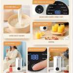 Máy làm sữa hạt Masuto MsLove - Dung tích 1000ml - Công suất 800W