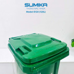 Thùng rác nhựa công nghiệp SUMIKA B120, dung tích 120L