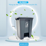 Thùng rác nhựa gia đình SUMIKA B35, dung tích 35L
