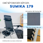 Ghế xếp thư giãn Sumika 179