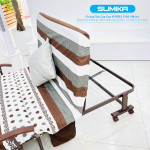 Giường nệm xếp gọn kiểu dáng Hàn Quốc SUMIKA 339A