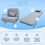 Ghế Sofa giường thông minh gấp gọn SUMIKA 336