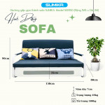 Giường xếp Sofa gấp gọn SUMIKA SKB150