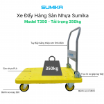 Xe đẩy hàng sàn nhựa SUMIKA T350