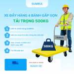 Xe đẩy hàng sàn nhựa SUMIKA T500