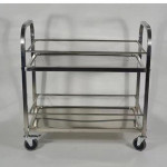 Xe đẩy thức ăn 2 tầng inox XDI75-2