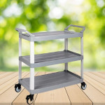 Xe đẩy đa năng 3 tầng màu xanh cỡ lớn 102 HT08161X