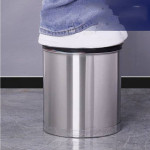 Thùng rác inox 2 lớp Ø22.5 (8L) HTI2L08