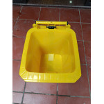 Thùng rác nhựa 60L đạp chân màu vàng Paloca HTN60DC-Y