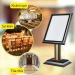 Bảng welcome inox màu đen lớn TQTA2D