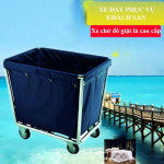 Xe chở đồ giặt là khung inox HTIX17-F