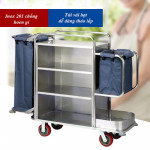 Xe làm buồng Inox trắng, vải bạt HTI59X-F