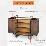 Xe dọn buồng phòng HTSX02-F