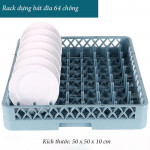 Khay Rack đựng bát đĩa 64 chống HTNR64A