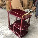 Xe phục vụ rượu gỗ HTWY-05
