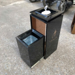 Thùng rác sảnh có gạt tàn HTIV01-GT