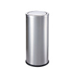Thùng rác inox tròn nắp lật Ø25 HTI25-B4