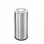 Thùng rác inox tròn nắp lật Ø35 HTI35-B