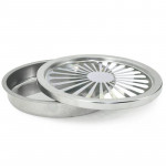 Thùng rác Inox tròn có gạt tàn Ø40 HLTI1A00