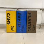 Thùng rác phân loại 3 ngăn HTI3N07