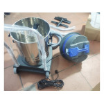 Máy hút bụi công nghiệp khô và ướt CleproX X-2/75 thùng inox