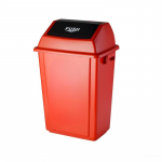 Thùng rác nhựa nắp đẩy 58L màu đỏ HTN58D-R