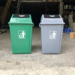 Thùng rác nhựa nắp đẩy 20L HTN20D-G2