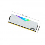 Ram Adata Spectrix D50 RGB 16GB (1x16GB) DDR4 3200Mhz (AX4U320016G16A-SW50) (trắng)