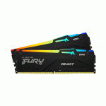 RAM Kingston FURY Beast RGB 32GB (2x16GB) DDR5 5600Mhz (KF556C40BBAK2-32)