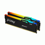 RAM Kingston FURY Beast RGB 32GB (2x16GB) DDR5 5600Mhz (KF556C40BBAK2-32WP)