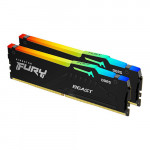 RAM PC Kingston FURY Beast RGB 32GB (2x16GB) DDR5 6000Mhz (KF560C36BBE2AK2-32WP) (AMD EXPO+INTEL XMP)