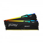 RAM Kingston FURY Beast RGB 32GB (2x16GB) DDR5 6000Mhz (KF560C36BBE2AK2-32) (AMD EXPO+INTEL XMP)