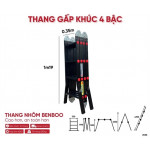 Thang nhôm gấp khúc đa năng Benboo 4 đoạn 4 bậc