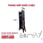 Thang nhôm gấp khúc đa năng Benboo 4 đoạn 5 bậc