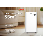 Máy hút ẩm kèm lọc không khí Benny BDH-201BLACK