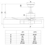 Quạt trần Benny Romantico BF-C43V