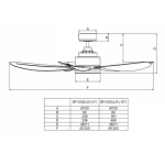 Quạt trần Amore Enterno Benny BF-C52LUX-B