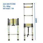 Thang nhôm rút đơn Nikita ALU40 khoảng cách bậc 40cm chống trượt TY-390