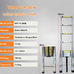 Thang nhôm rút đơn VIP Nikita NKT-R50N