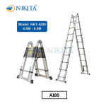 Thang nhôm rút đôi chữ A đa năng Nikita NKT-AI80