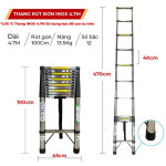 Thang rút đơn Inox chống trượt Nikita ID47