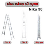 Thang nhôm khóa tự động Nikita Nika30