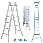 Thang nhôm gấp 4 khúc Nikita A403