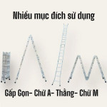 Thang nhôm gấp 4 khúc Nikita A404