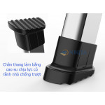 Thang ghế khung nhôm bậc nhôm màu xanh Nikita DL05