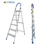 Thang ghế khung nhôm bậc nhôm màu xanh Nikita DL06