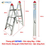 Thang ghế gấp gọn tiện dụng Nikita GZT603